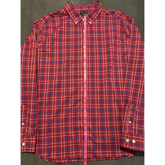 Nautica Classic Fit Men's Long Sleeve Button Down Dress Shirt Size XXL - Picture 7 of 9